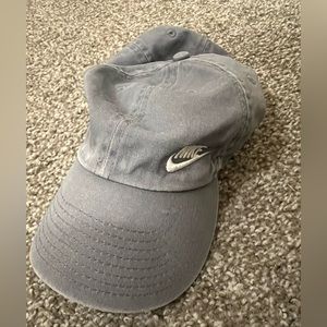 Grey Nike Canva Ball Cap Basketball Cap Hat One side fits all adjustable